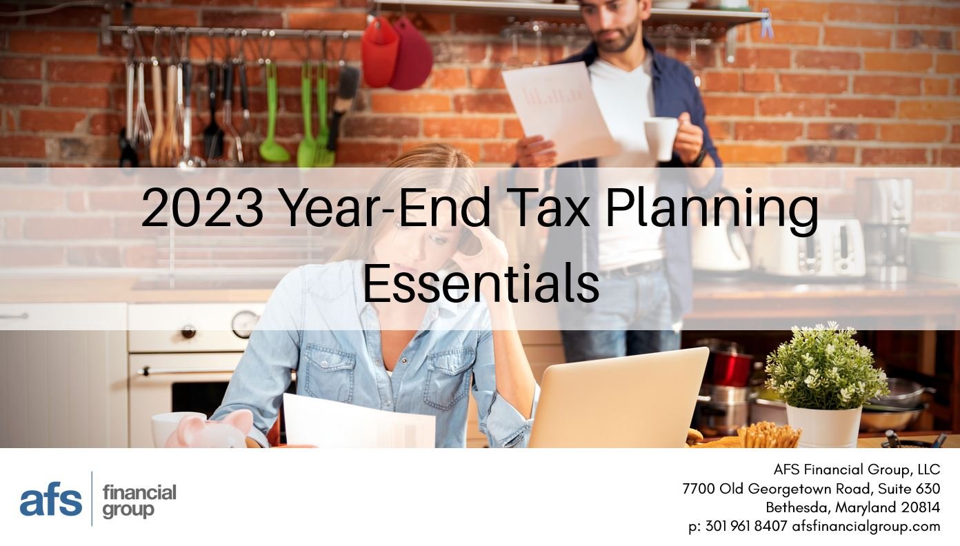 2023 Year-End Tax Planning Essentials - title slide